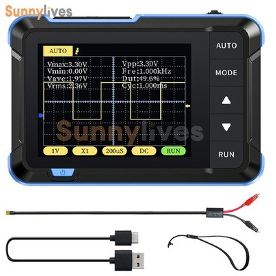 FNIRSI DSO152 Handheld Oscilloscope Type-C Portable Digital Oscilloscope 2.5MS/s