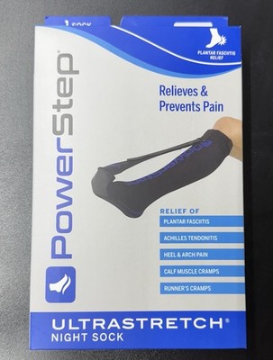 Powerstep Ultrastretch Night Sock (Up to 16  Calf Size) therapeutic ￼