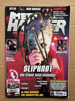 SLIPKNOT METAL HAMMER MAGAZINE MARCH 2000 - SLIPKNOT COVER + MORE INSIDE UK