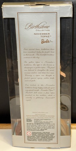 Barbie Birthstone Collection November Topas 2002 Collector Edition #B2396 - Bild 2 von 5