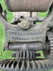 Antique McCormick International Wood Pedal Sickle Sharpener Farmhouse Decor — photo 2