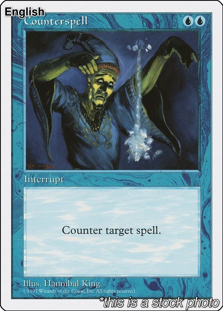 EN Counterspell 77 Fifth Edition Common LP
