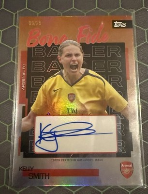 Kelly Smith /25 Autograph Topps Arsenal