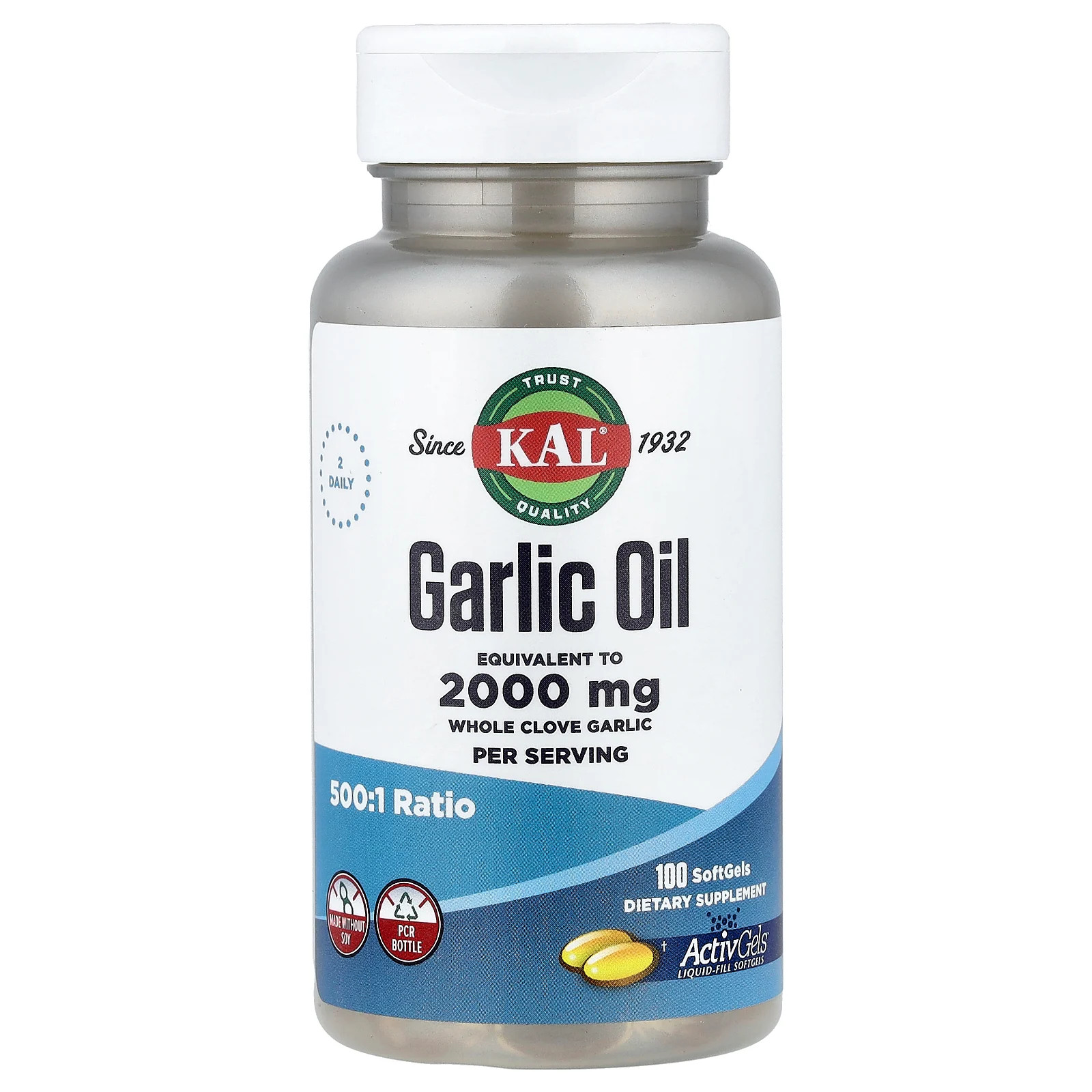 Garlic Oil, 100 SoftGels