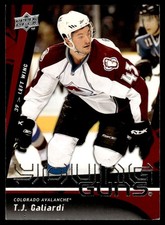 2009-10 Upper Deck Young Guns T.J. Galiardi Rookie Colorado Avalanche #241