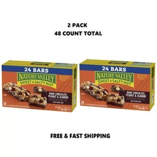 Nature Valley Chewy Granola Bars, Dark Chocolate Peanut Almond, 24 ct 2 Pack
