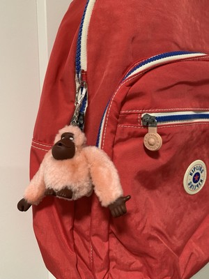 Kipling Seoul Berry Blitz Red Pink Blue Backpack 15