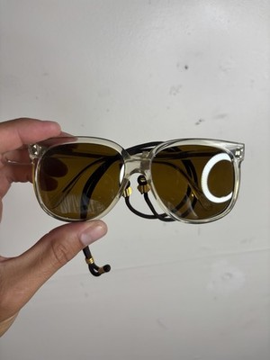 VUARNET 481  SKILYNX VINTAGE 70S CAT EYE SUNGLASSES France Clear Frame