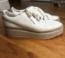 Dolce Vita Tinley Ivory Platform Sneakers 9.5