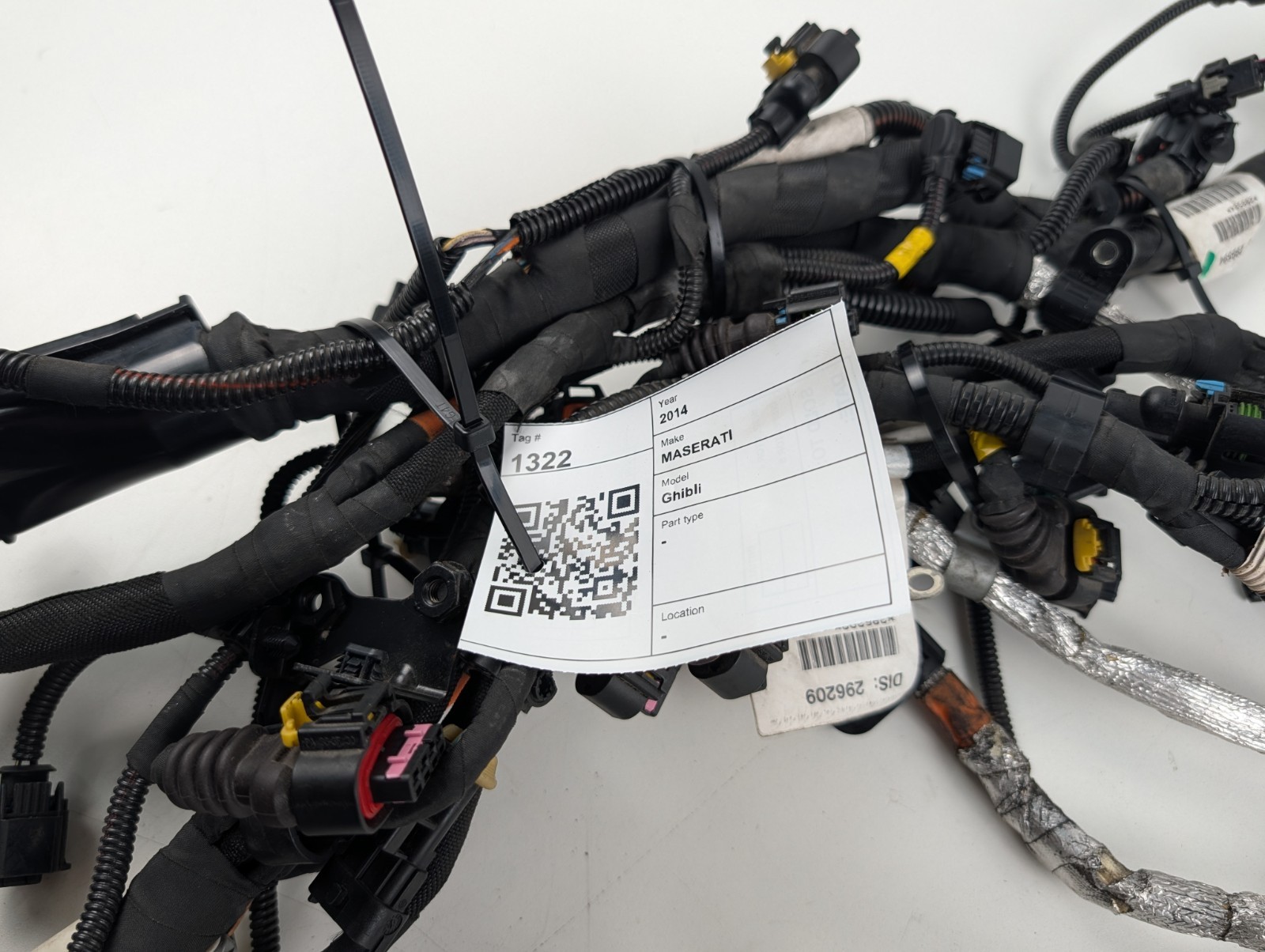 Maserati Ghibli 2014-2020 Right Engine injection wiring harness