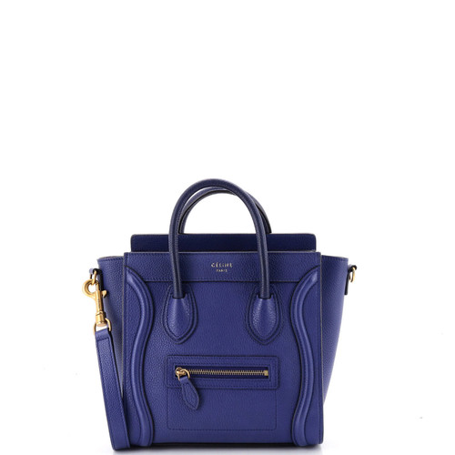 Celine Luggage Bag Grainy Leather Nano