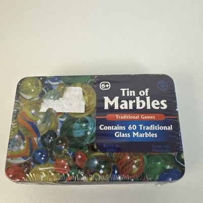 TOBAR Dose Marmor (60 Glasmurmeln Spielzeug 6+ Kinder NEU & VERSIEGELT l@@k!!