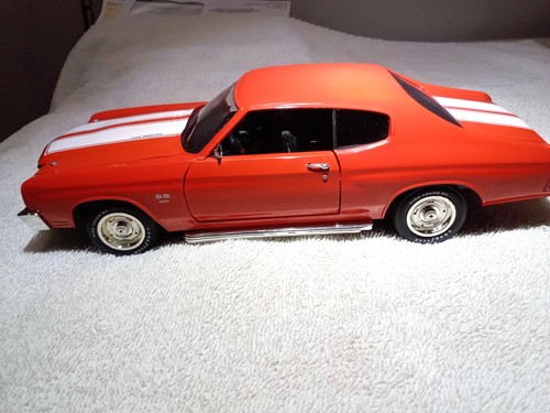 Ertl 1:18 Baldwin Motion Chevelle SS454 1970 - American Muscle - Occasion Boîte Abîmée