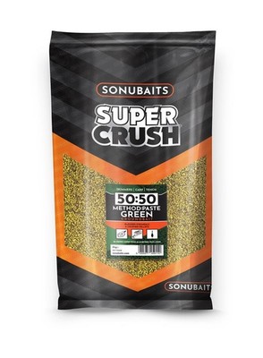 Sonubaits SuperCrush | 50:50 Method & Paste - Green | Premium Grundfutter Feeder