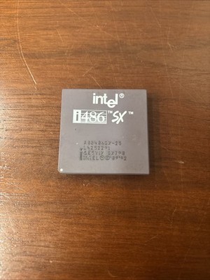 確認૮₍´。• ᵕ •。`₎ა Intel 486 SX Ceramic Gold CPU A80486SX-25 ***Untested | eBay