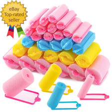 MAQIHAN 36PCS Foam Hair Rollers - Sponge Rollers for Heatless Hair Curler for Sh