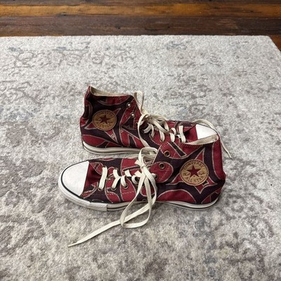 Eddie Van Halen 5150 red sneakers EVH Eddie Van Halen High Top Sneakers - Red, Black, and  main image 2