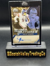 Marketplace image: 2025 Topps Chrome Black Malik Nabers Super Futures Superfractor 1/1