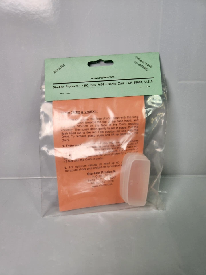 Sto-Fen Omni Bounce EV Flash Diffuser For Canon 270EX & Canon 270EXII Flash Head - Image 2 of 4