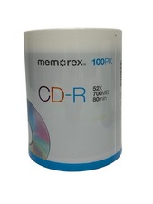 Memorex CD-R Digital Media 52X 700mb 80Min 100 Pack - New Factory Sealed