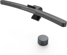 Curved Monitor Light Bar w/ Remote, Auto-Dimming, No Glare, Fits All