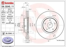 Disque de frein Subaru OUTBACK
