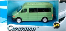 Cararama 1:72 Mercedes Sprinter Minibus - green  BNIB