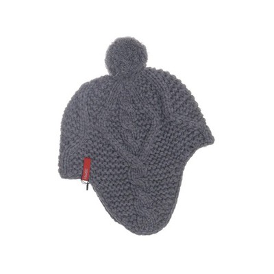 ESPRIT, Bommelmütze, Größe: ONE SIZE, Acryl, Grau, Unisex (Kinder) #Erc