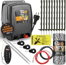 Ellofence Boar Repeller Kit (50m) - Effective Electric Fence Against Wild Boar