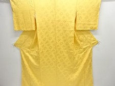 7703158: JAPANESE KIMONO / IROMUJI / SILK / WOVEN FLOWERS