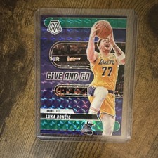 Panini Mosaic Give and Go Luka Dončić Prizm Los Angeles Lakers #4 2024-25