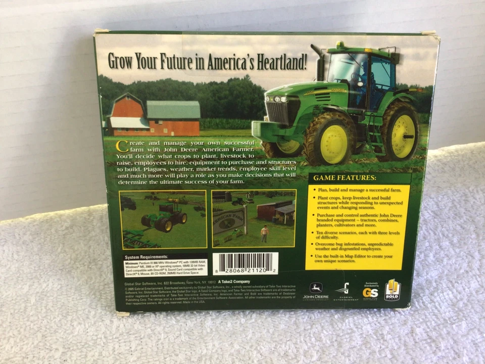 John Deere American Farmer PC CD ROM Game SEALED - Image 2 of 4
