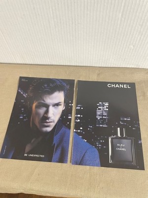 Chanel Bleu Be Unexpected 2 page magazine advertisement ad 2011