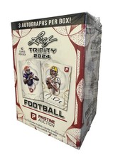 2024 Leaf Trinity Football x Pristine Auction Exclusive Blaster Box With (10)