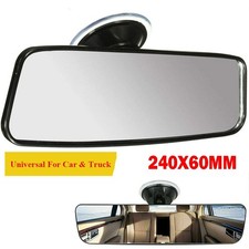 Car Universal Rear View Cup Suction Mirror Learner Driver Stick On Interior Wide