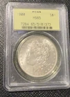 1900 $1 OGH Morgan Silver Dollar PCGS MS 65 Green Holder