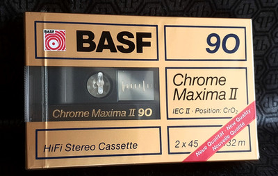   MEGA-RAR  _# BASF Hi-Fi CHROME MAXIMA-II C90, Type II/NEU-OVP/Germany/TOP-NEU!