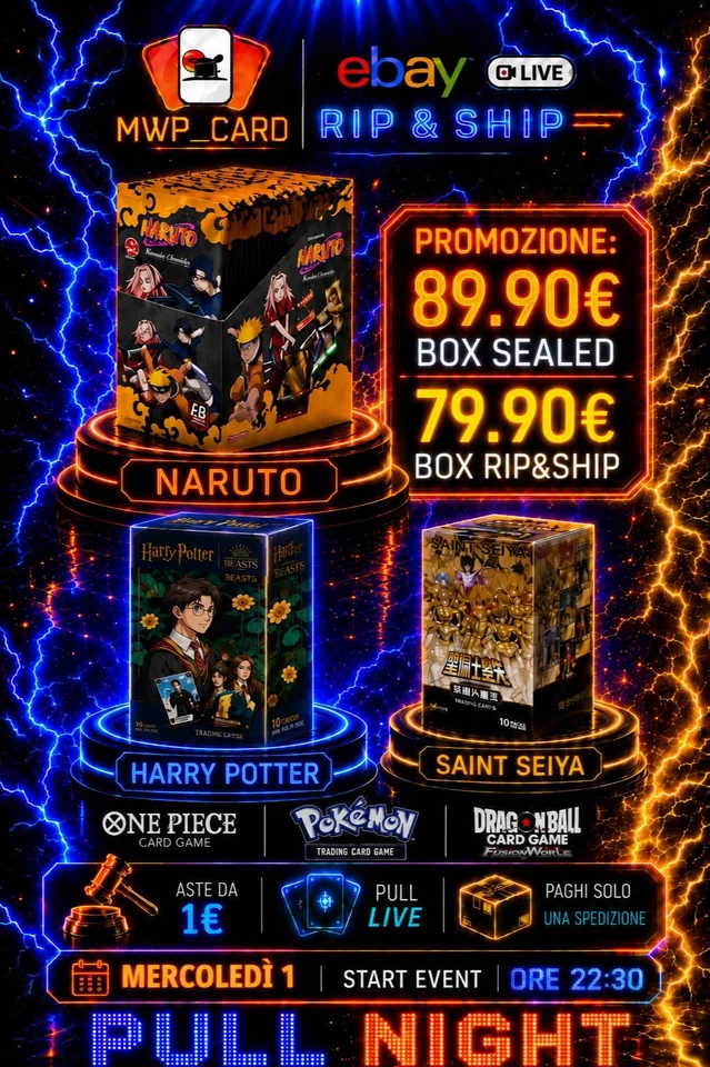NARUTO MYTHOS 2ND EDITION | HARRY POTTER & SAINT SEIYA KAYOU - RIP & SHIP