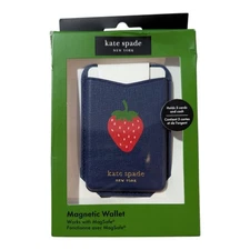 E7-N Kate Spade New York Magnetic Cell Phone Wallet with MagSafe - Strawberry