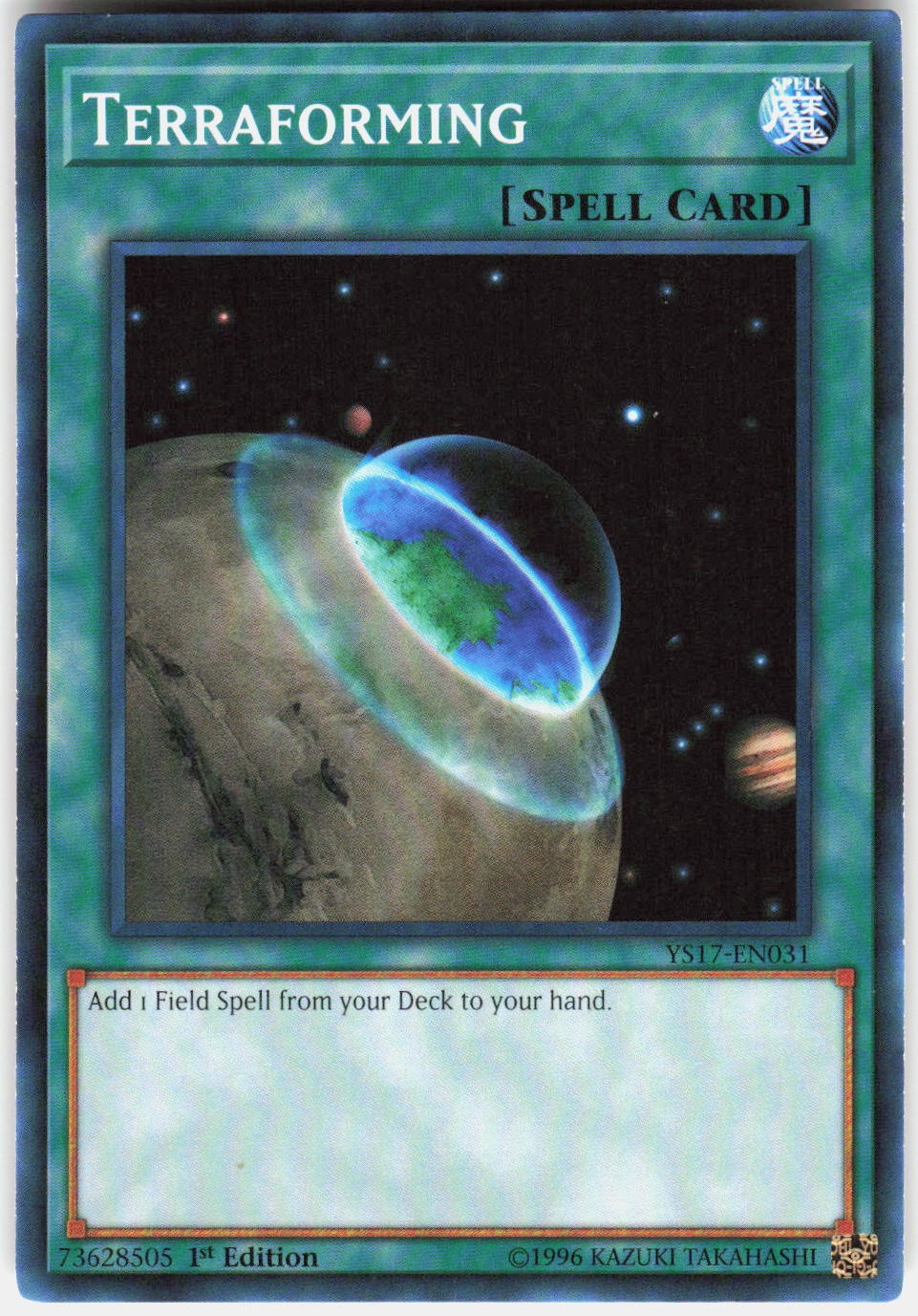 Terraforming SDPL-EN030 Structure Deck: Powercode Link Yu-Gi-Oh 1st Edition NM