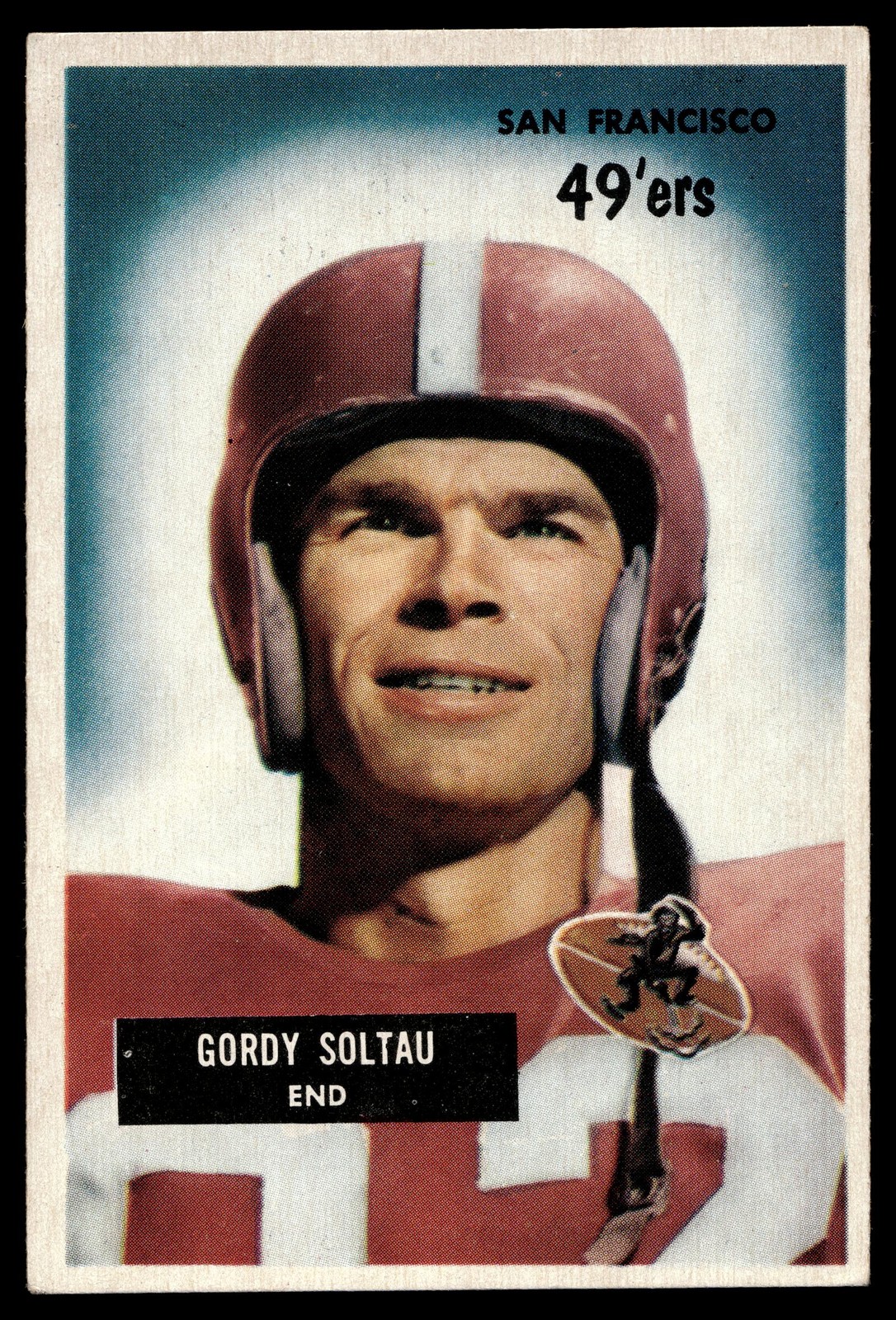 1955 Bowman #66 Gordy Soltau 49ers NM+