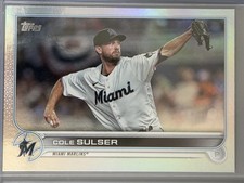 2022 Topps Update Series - Cole Sulser #US103 Rainbow Foil (RC)