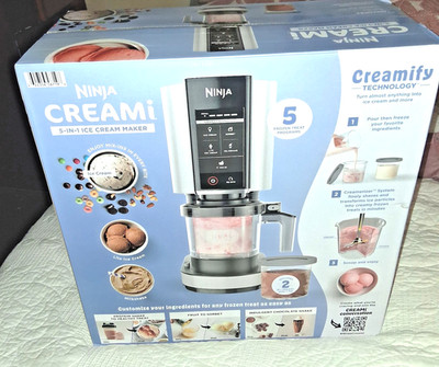 Ninja CREAMi Ice Cream Maker with 5 Preset Programs and 2 Pints Included