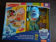 Melissa  Doug Blues Clues  You 36 Piece Share With Blue Picnic Play Set New