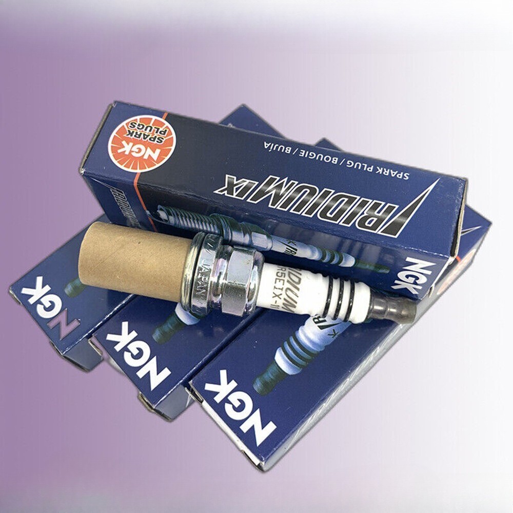 4PCS NGK Iridium Spark Plugs BKR5EIX-11 5464 For Toyota Mitsubishi Mazda HYUNDAI