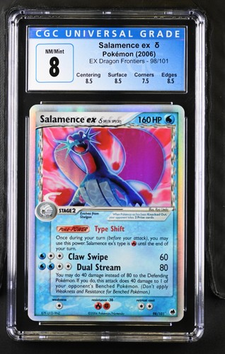 Salamence ex δ graded CGC 8 for sale on eBay