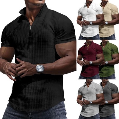 T -Shirt Männer T -Shirt Kurzarm Männer Spitze T -Shirt V Hals Weit Verbreitet