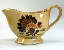 Adorable Fall/Thanksgiving Linens&Things Ceramic 20oz Gravy Boat