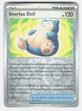 Pokemon TCG Snorlax Doll Paradox Rift 175/182 Uncommon NM