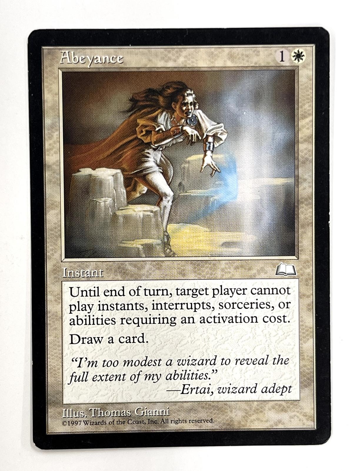Abeyance Rare Weatherlight Magic: The Gathering Lightly Played